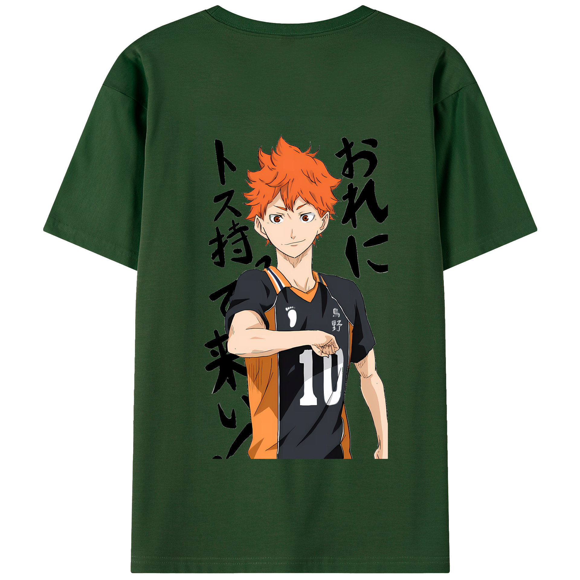 （画像用） ハイキュー!! Haikyu!! 綿100％半袖Tシャツ（背面プリント）